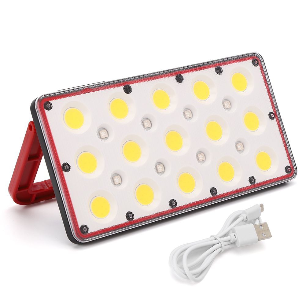 COB LED Work Light USB Charging Outdoor Camping Ultra‑Thin Flat UV Lamps