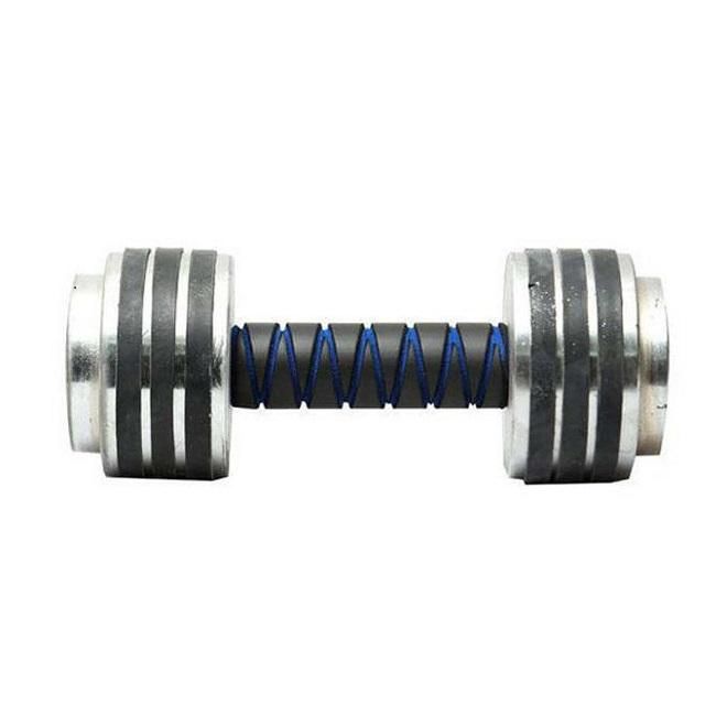 Steel Dumbbell - Black and Silver- 5 kg