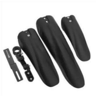 3 Pcs Bicycle plastic murdgurd downhill type Full set Bicycle Accessories