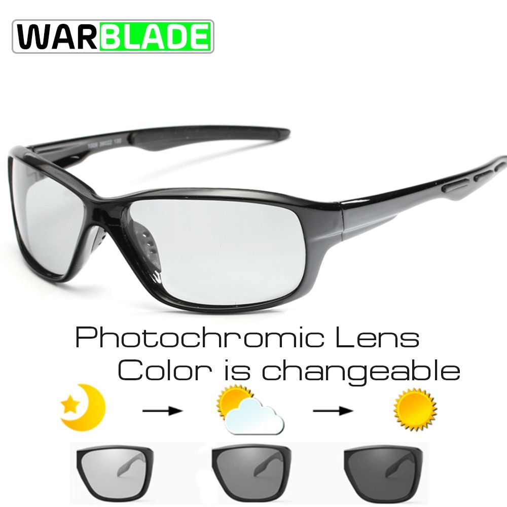 Sport Photochromic Polarized Glasses Cycling Eyewear Bicycle Glass MTB Bike Bicycle Riding Fishing Cycling Sunglasses