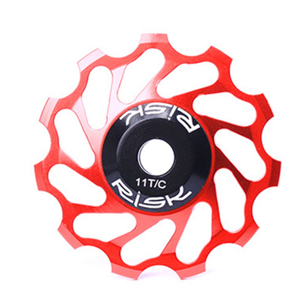 Risk 11T Aluminium Alloy Bike Bicycle Rear Derailleur Guide Bearing Wheel Pulley