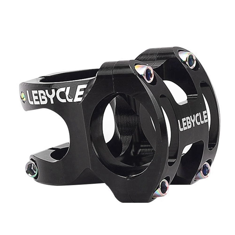 Lebycle High-Strength 31.8Mm Bicycle Stem Machined MTB Mountain Bike Stem Bicycle Cycling Handlebar Stem,Black