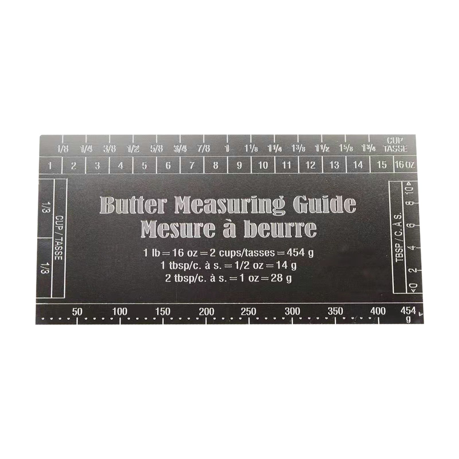 Butter Guide Ruler Lightweight Multi-use Anti-crking Butter Guide Ruler