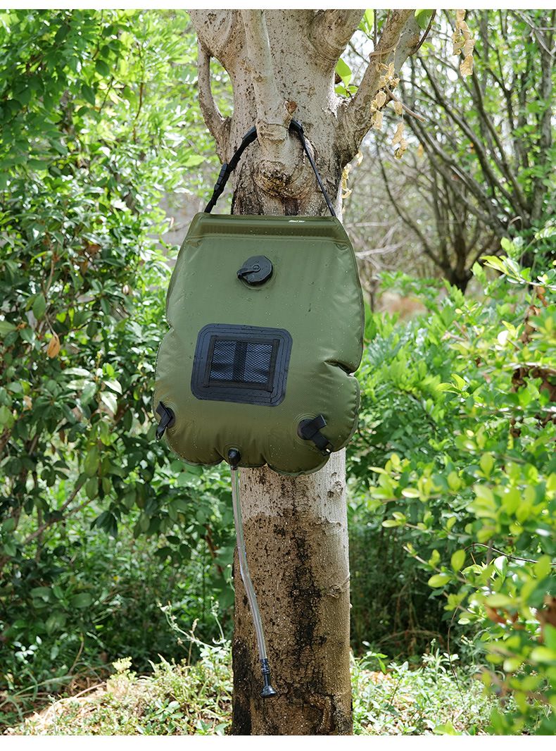 Water Bags For Outdoor Camping Hiking Solar Shower Bag 20L Heating Camping Shower Bag