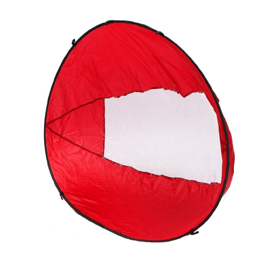 Ultralight Kayak Wind Sail Sailing Sail SUP Spherical Sail 108x108cm Blue