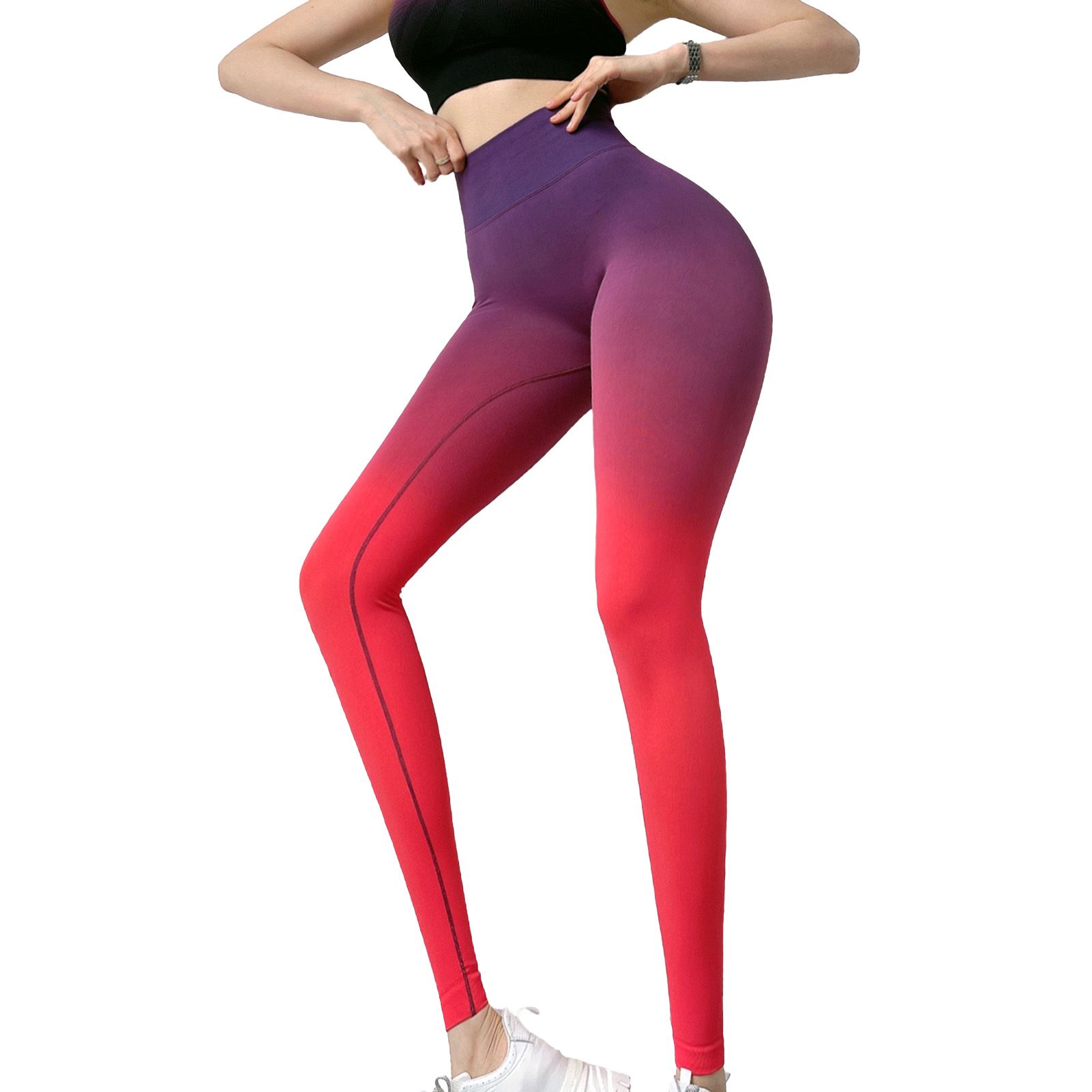 Women Sport Pants High Waist Tummy Control Workout Legging