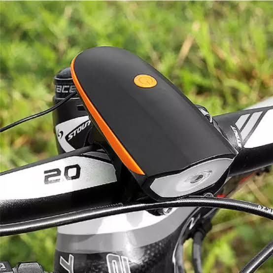 Waterproof Rechargeable 2 In 1 Bicycle Light and Horn