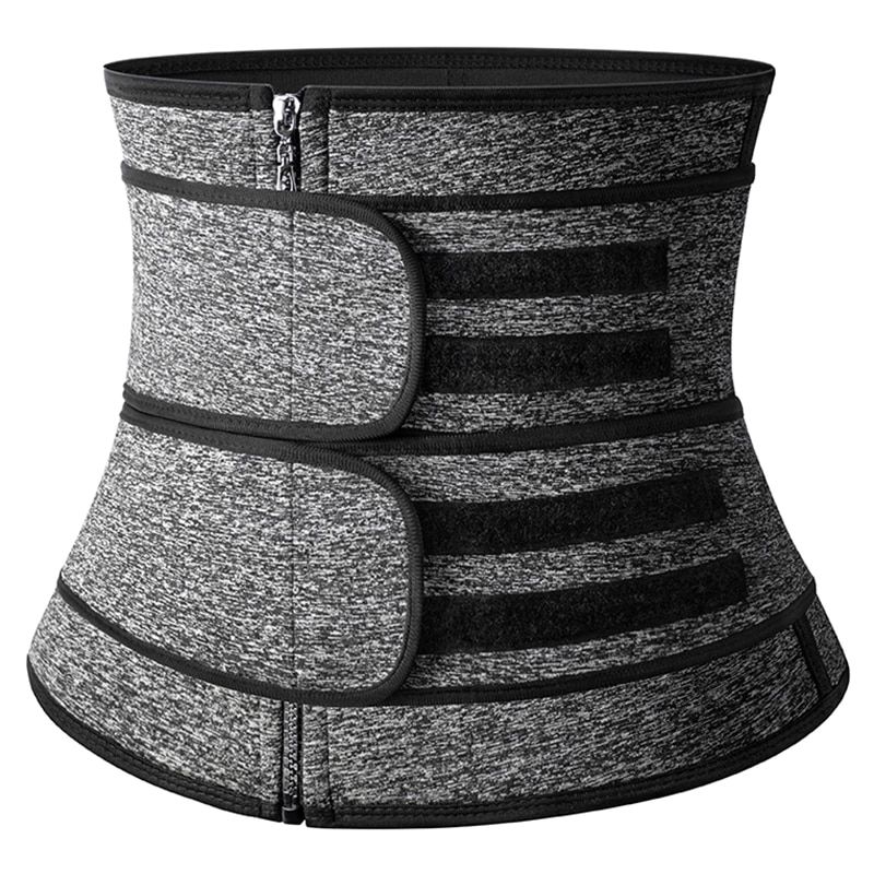 Men Waist Trainer Trimmer Belt for Weight Loss Neoprene Body Shaper Sauna Workout Sweat Belly Belt with Double Straps Shapewear