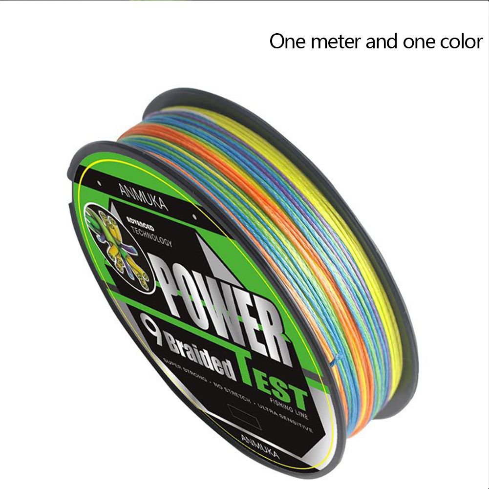 100m/1roll 9-strand Fishing  Line Main Line Strong Fishing Lure Line Fishing ear