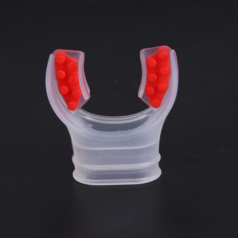 Silicone Throwaway Underwater Diving Breathe Tube Snorkel Dive Mouth Regulator
