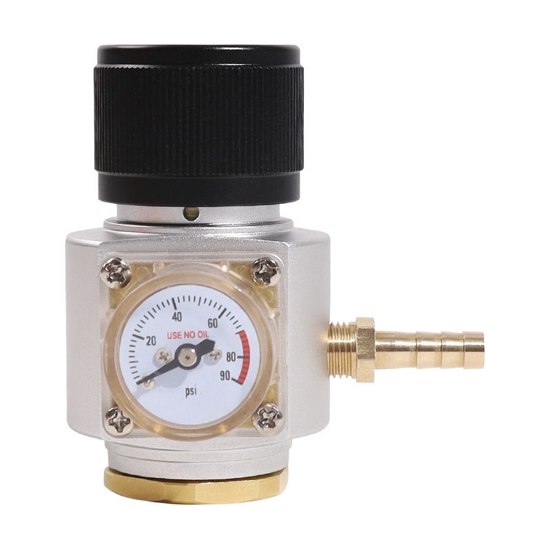 CO2 Keg Charger,Mini Gas Regulator Keg Co2 Regulator