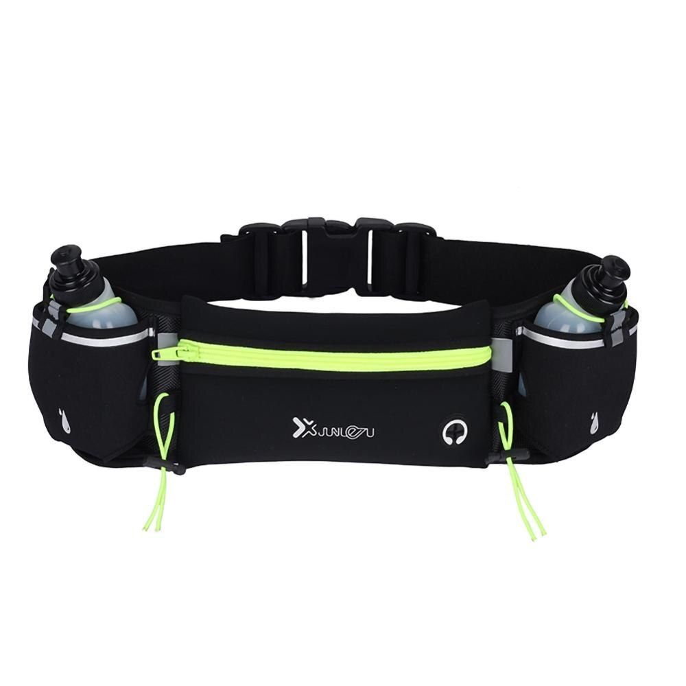 Marathon Dual Pocket Running Bag Trail Running Waist Belt For Phone Unisex Sports Fanny Pack Fitness Waist Pack Water Bottle