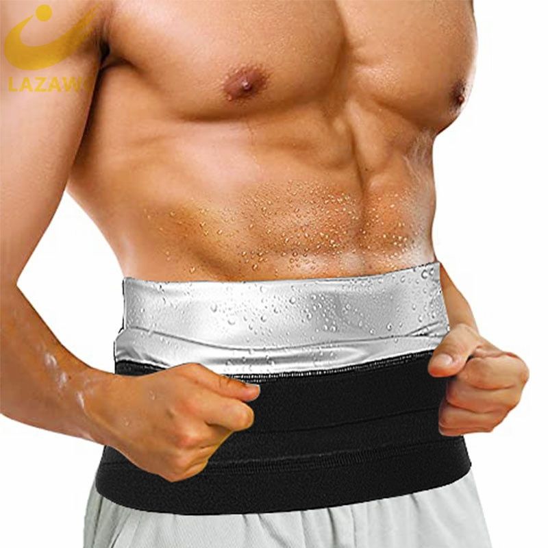 Men Waist Trainer Belt Belly Trimmer Corset Sauna Cinchers Slimming Sweat Body Shaper for Weight Loss Strap Fat Burning