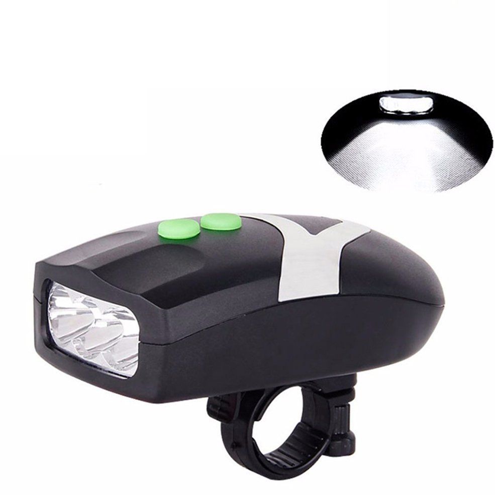 Bicycle Handlebar Front Light with Horn Super Bright Night Riding Light