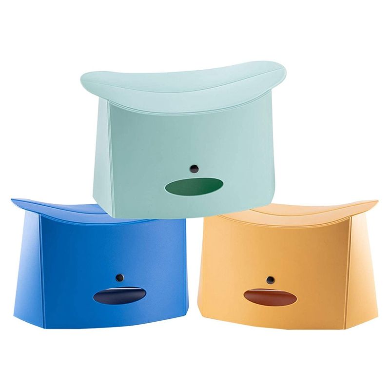 3 Pcs Portable Folding Stool Outdoor-Camping Chair Heavy Duty for Adults Camping Fishing Hiking,Lightweight Kids Stool