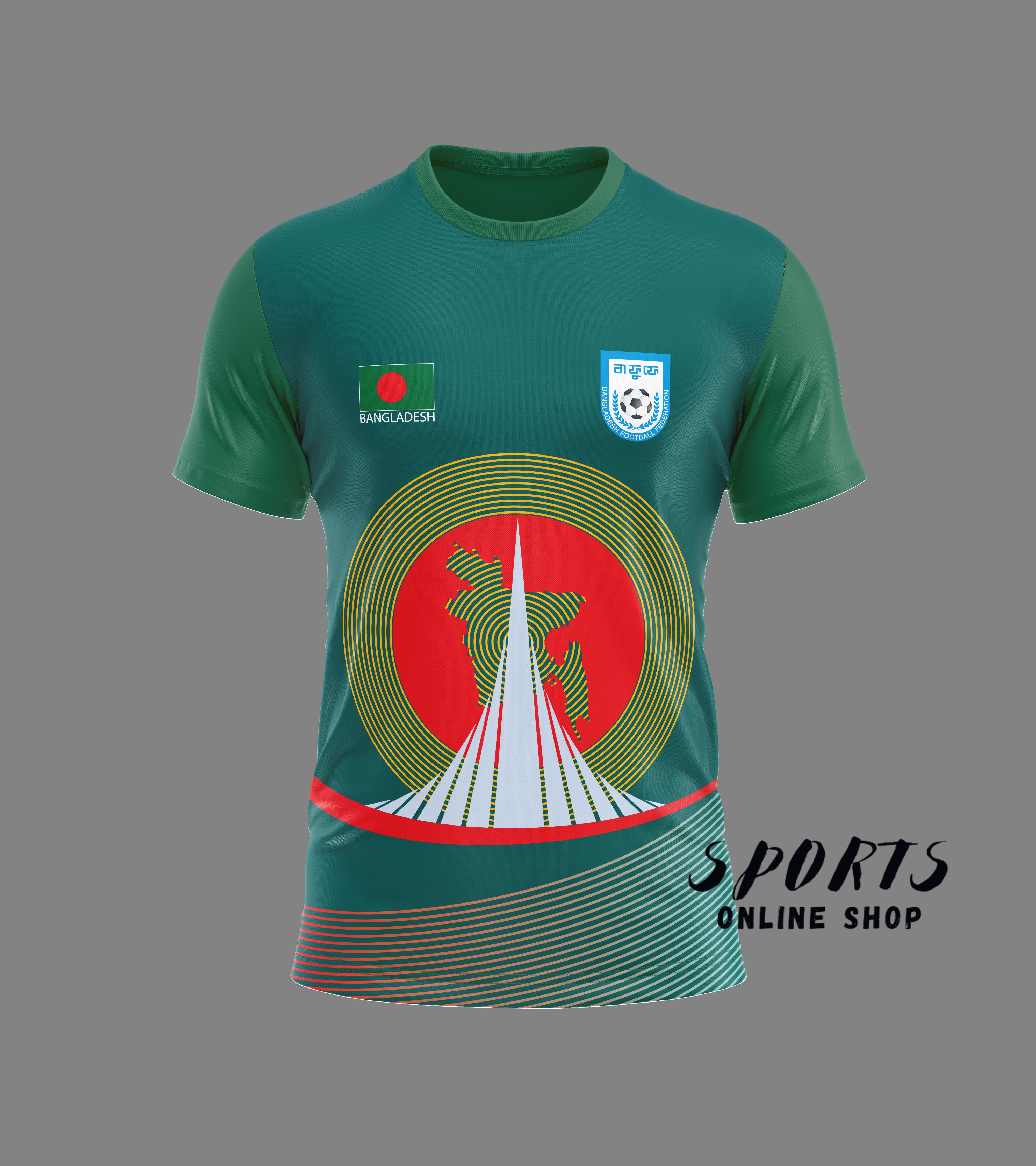 Football Federation Jersey Flower Sleeve