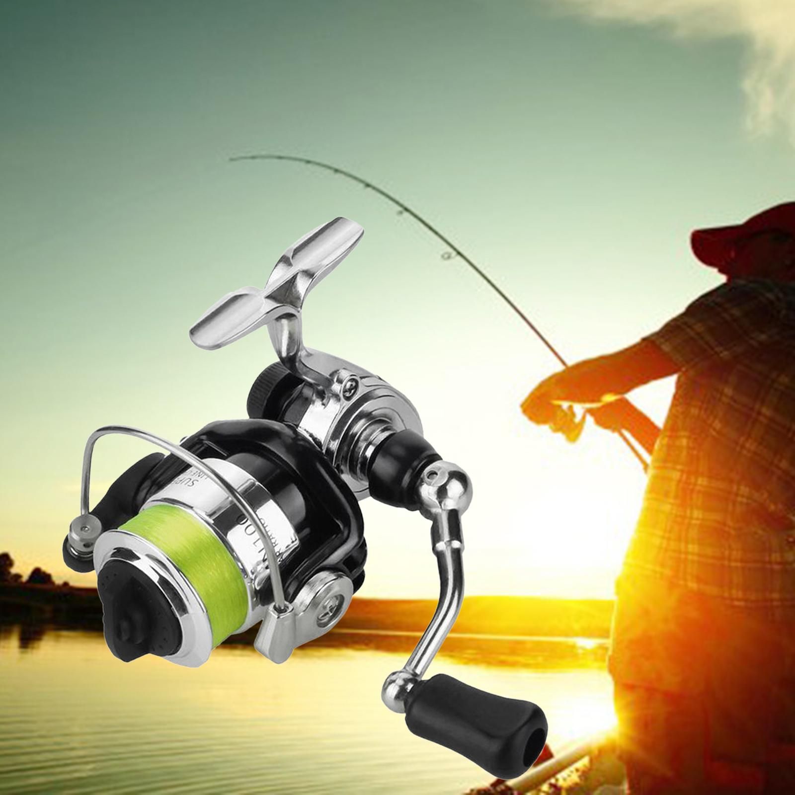 Fishing Reels 4.3:1 Metallic Casting Fishing Reel Wheel Tackle Accessories, for River, Sea, Stream Fishing Rod