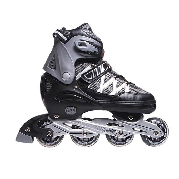 Skates Shoe For Kids - Gray and Black