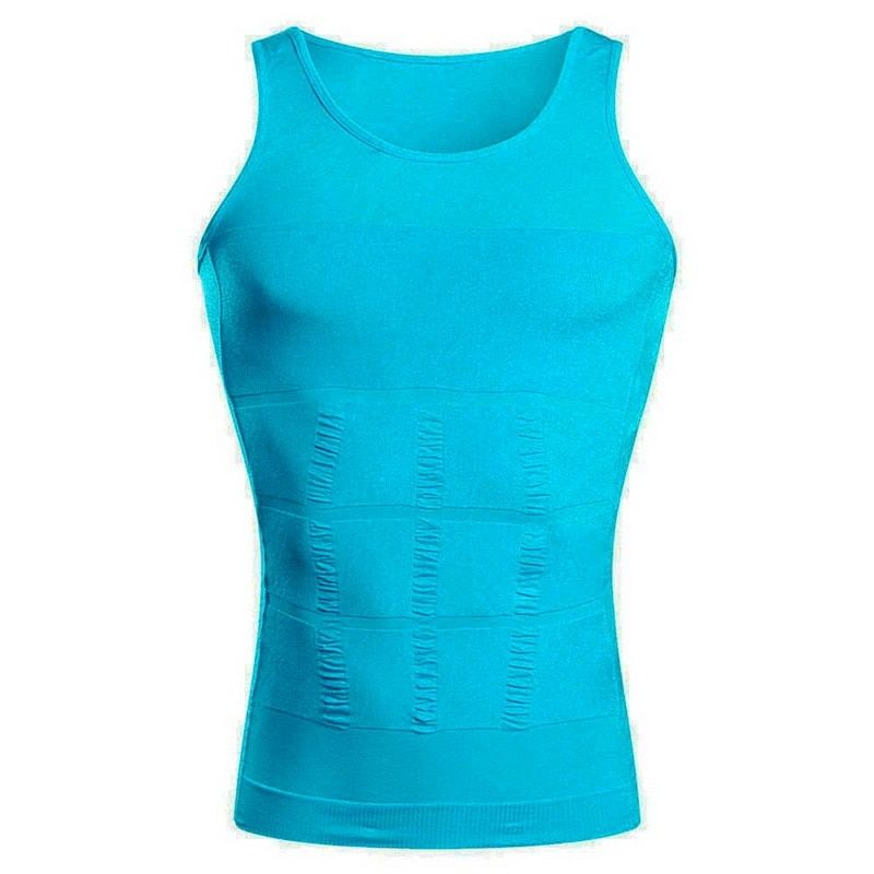 Men Body Shaper Tight Skinny Tummy Waist Trainer Posture Shirt Elastic Abdomen Tank Top Shape Vests Slimming Boobs Gym Vest