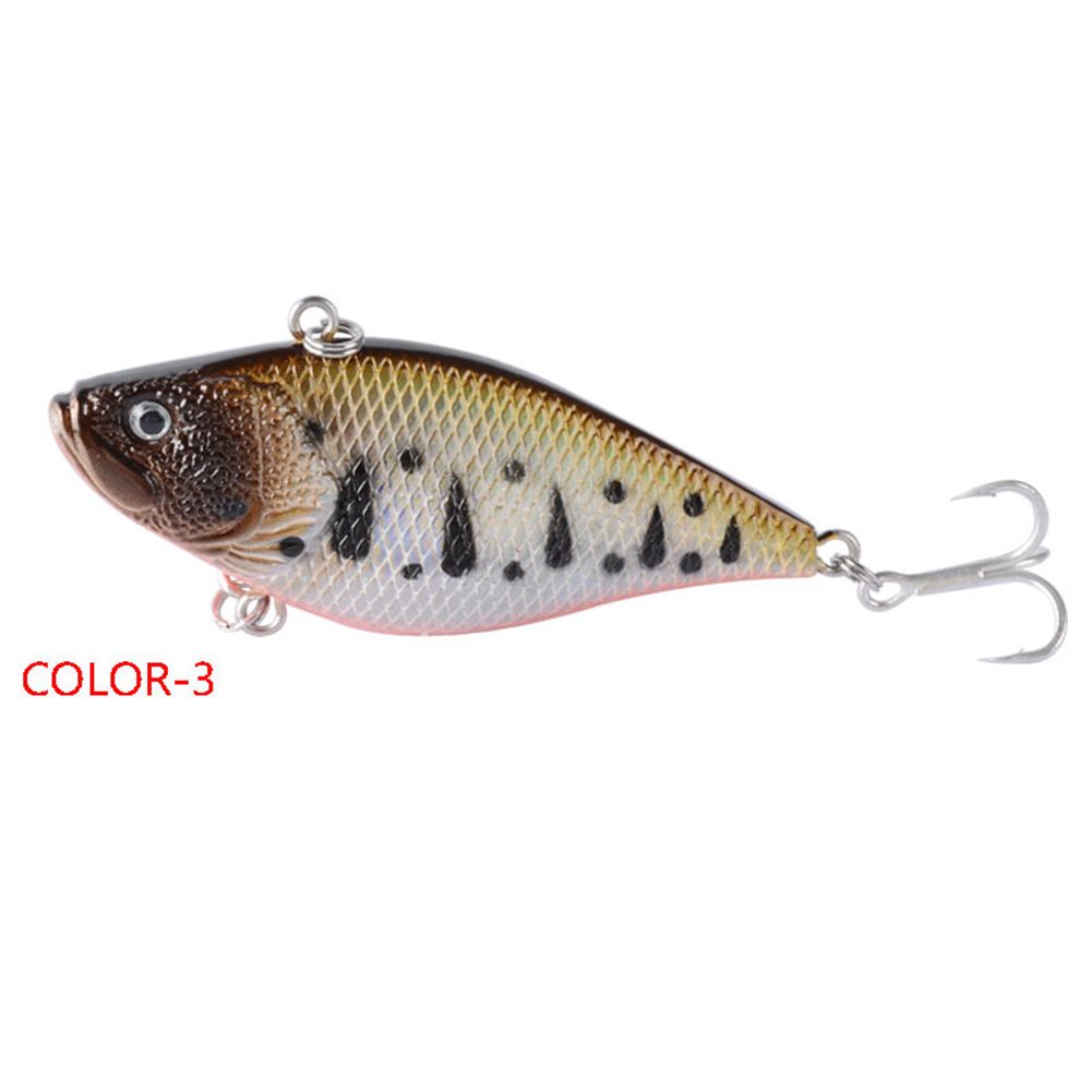 Yfashion Vib Lure  Bait 7cm/11.5g Submerged Sea Fishing Bionic Bait Ring Bead Hard Bait Outdoor Fishing ear