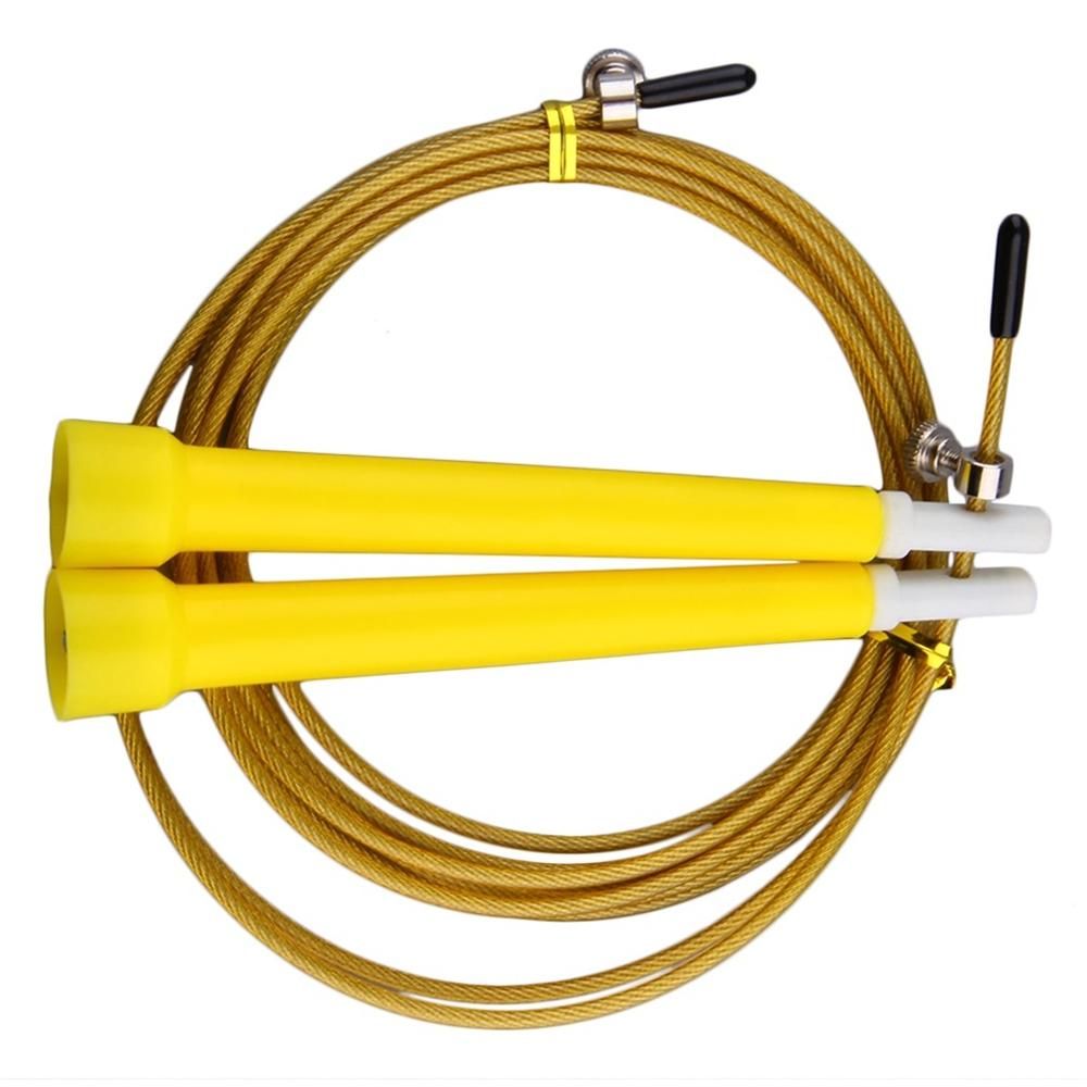 Jump Skipping Ropes Cable Steel Adjustable Fast Speed ABS Handle Jump Ropes Crossfit Training Boxing Sports Exercises