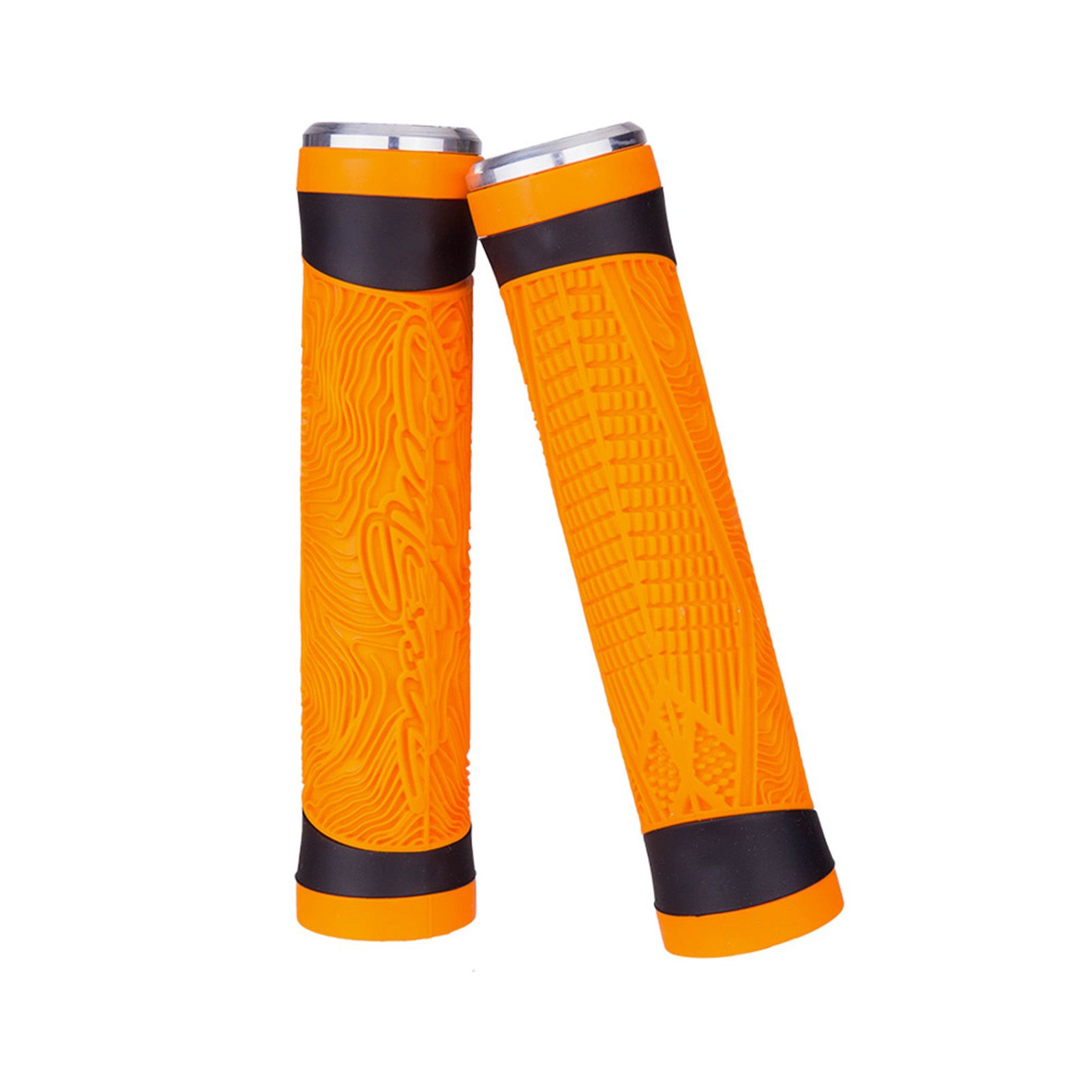 1Pair ZTTO Anti-slip Dual-pass Silicone Bicycle Handlebar Grip Sleeve Cover for Mountain Bikes