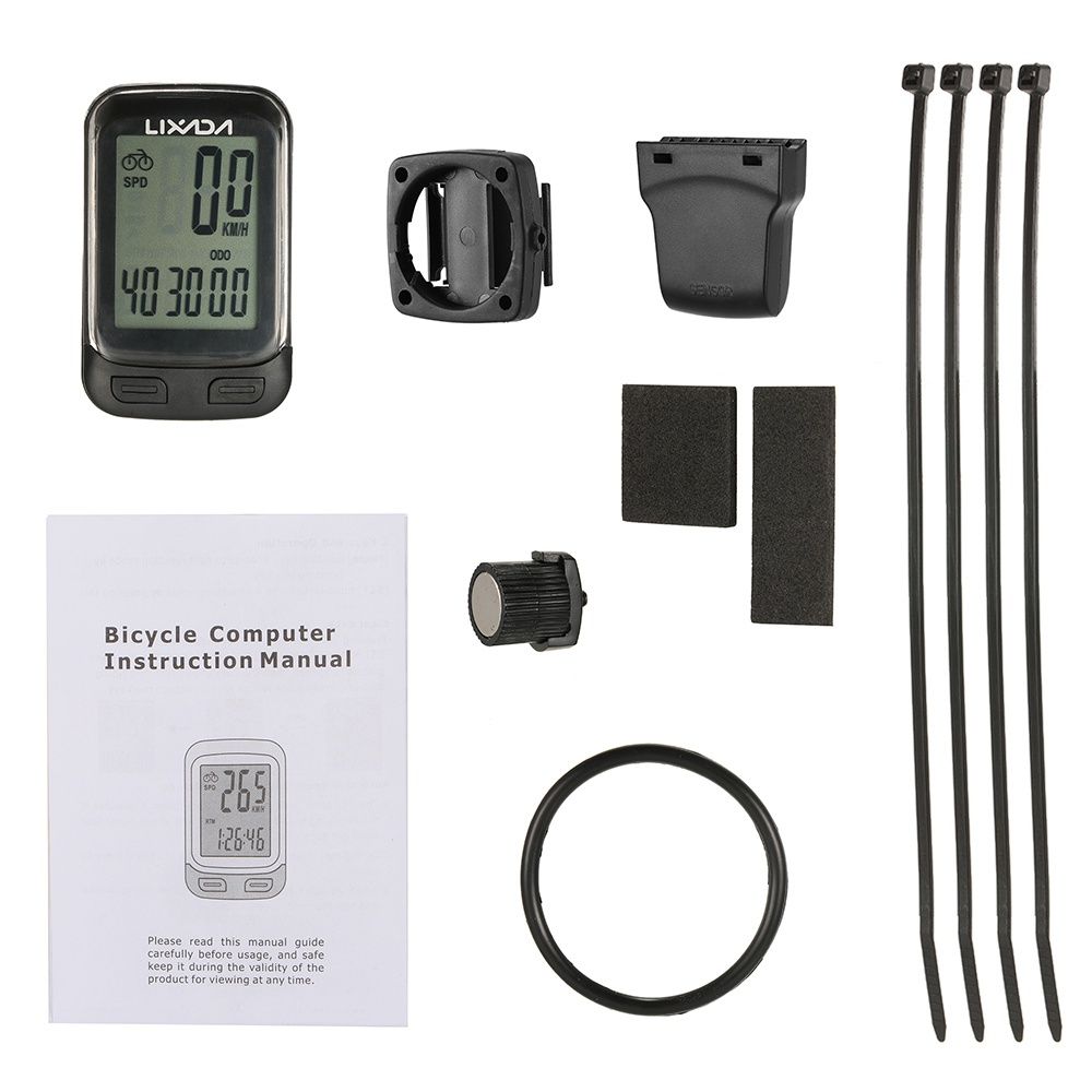 Bike Computer Multi Functions Wired / Wireless Bicycle Cycling Computer Speedometer Odometer with LCD Screen Backlight
