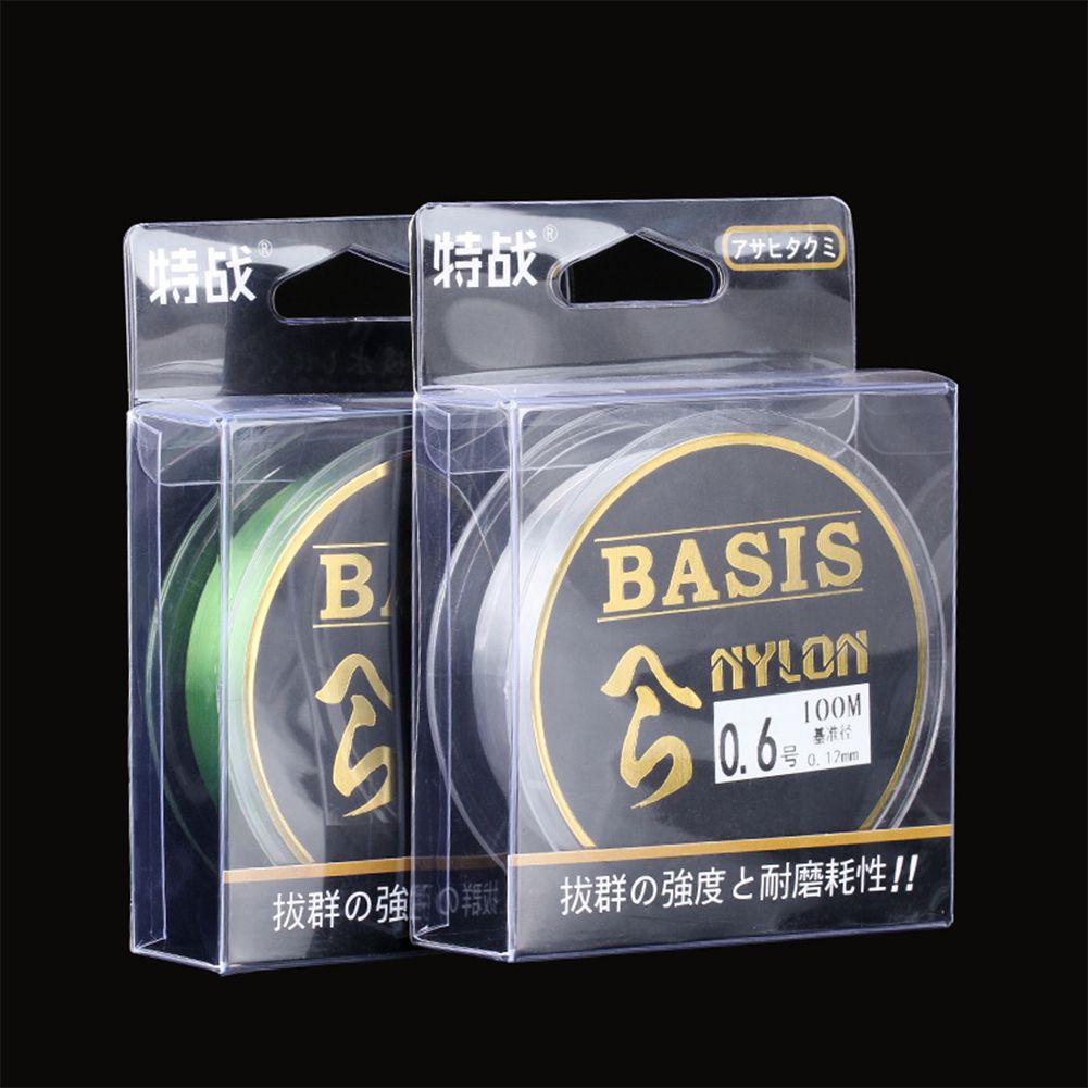 Yfashion 100m/roll Fishing  Line With Strong Pulling Force Smooth Front uide Main Line
