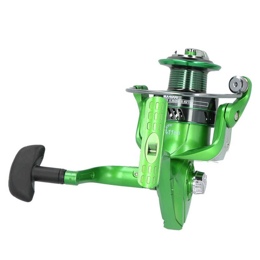 1x Fishing Spinning Reel Powerful Metal Body 5.2:1 Gear Far Throw Wheel