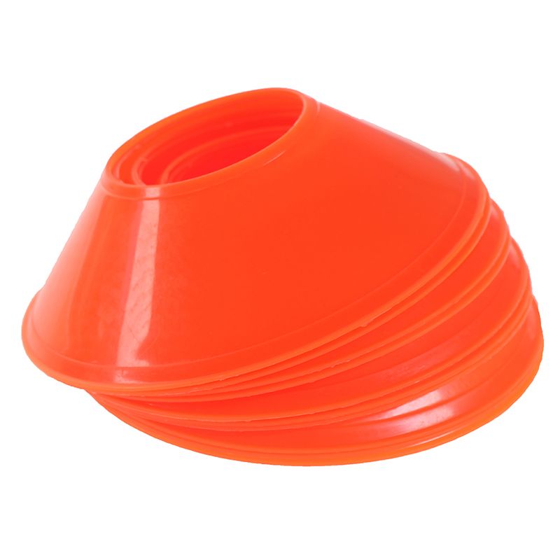 10pcs Soccer Training Sign Dish Pressure Resistant Cones Marker Discs Marker