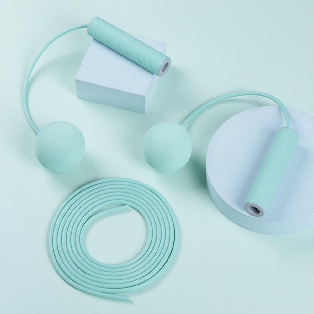 Yfashion Dual-use  Skipping  Rope Silicone Handle -bearing  Fitness Fat-reducing Skipping Rope