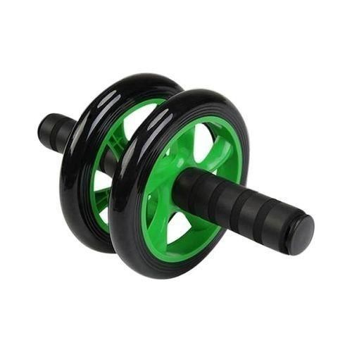Braked AB Exercise Wheel - Black and Green