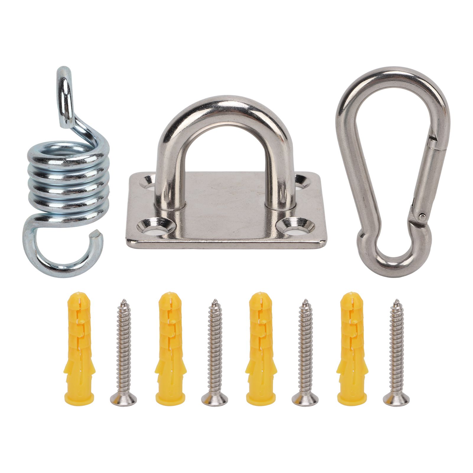 Steel Ceiling Hanging Kit 551 Lb Suspension Hook Hanger For Yoga Hammock Swings