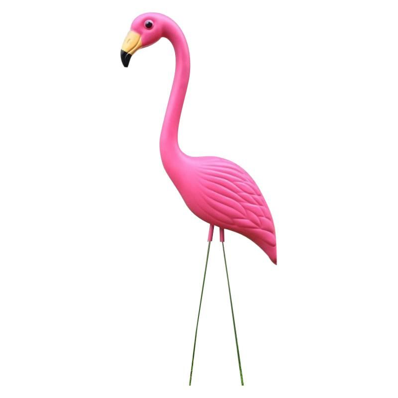 4 Piece Lifelike Pink Flamingo Yard Garden Lawn Art Ornaments Decor