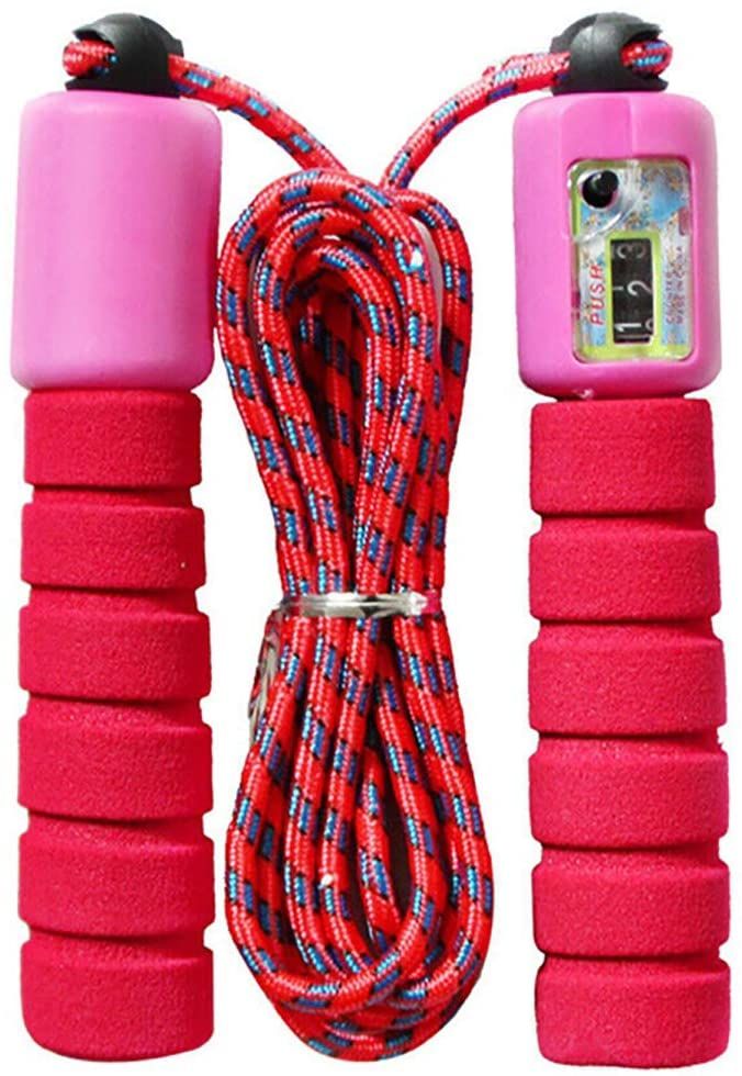 Wire Speed Skipping Jump Rope With Automatic Counter Miter - Multicolor for Men Women