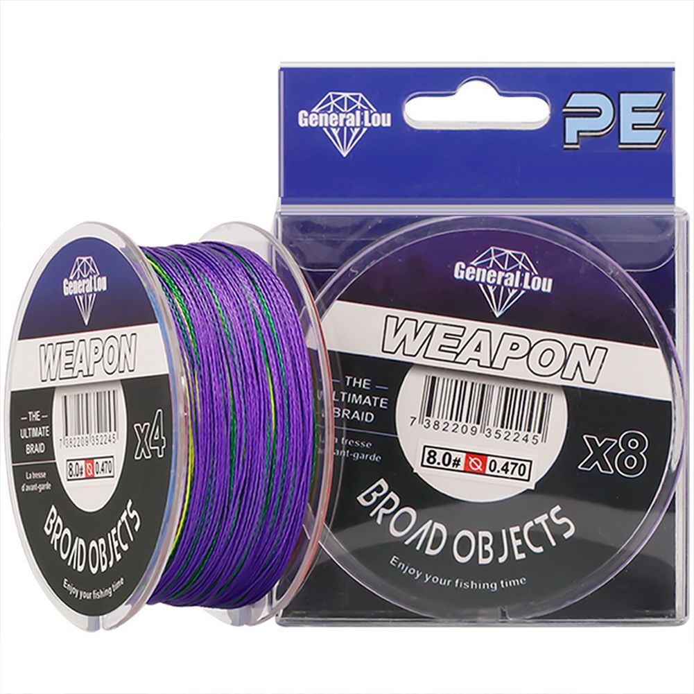 Yfashion 100 Meters/roll Fishing  Line 4-strand 8-strand Fishing Lure Line For Sea Fishing