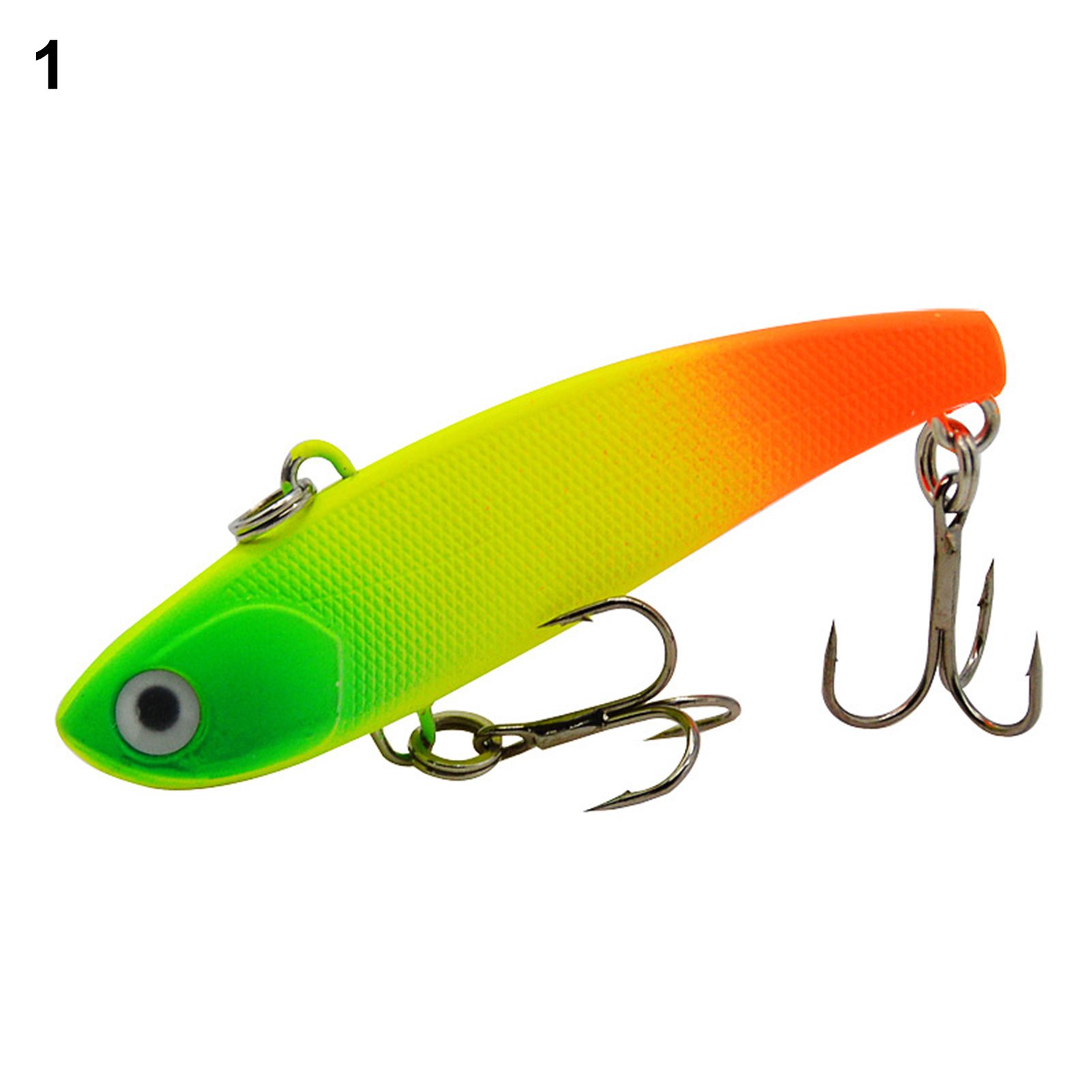 Vibration Lure Tear Resistant Vibration Lure With Treble Hooks