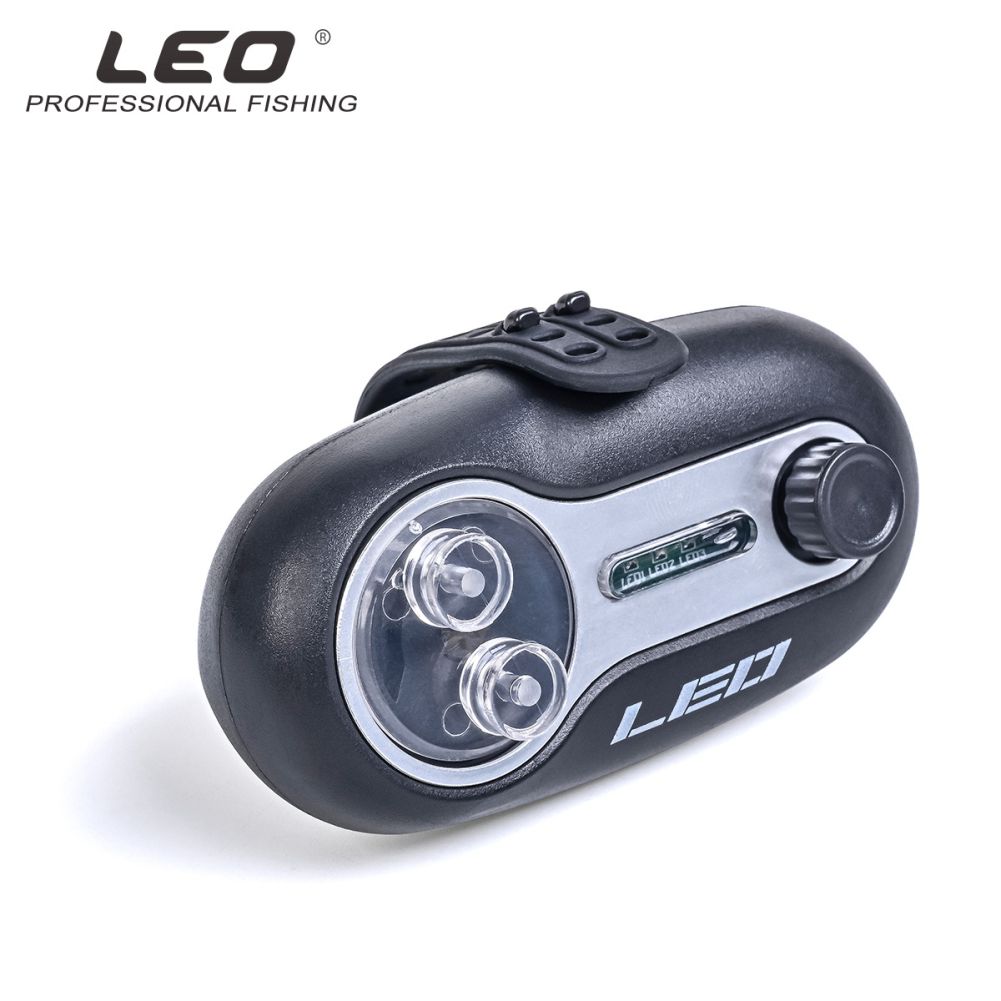 LEO Universal Fishing Alarm Mini Electronic Fish Bite Alarm LED Light Lampadina a risparmio energetico che si aggancia alla canna da pesca NiceEstore