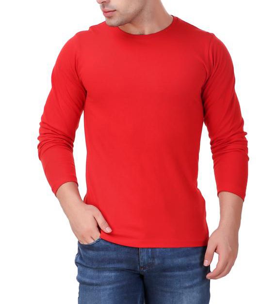 Solid Color Full Hata Tshirt