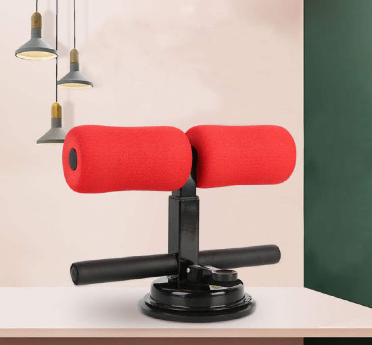 Sit Up Bar, Double Bars Suction Assistant Bar