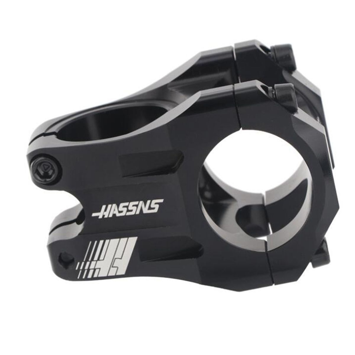 HASSNS Aluminum Alloy Bicycle Accessories Speed Drop Handle Mountain Bike Bicycle Stem Full Hollow Short Stem,Black