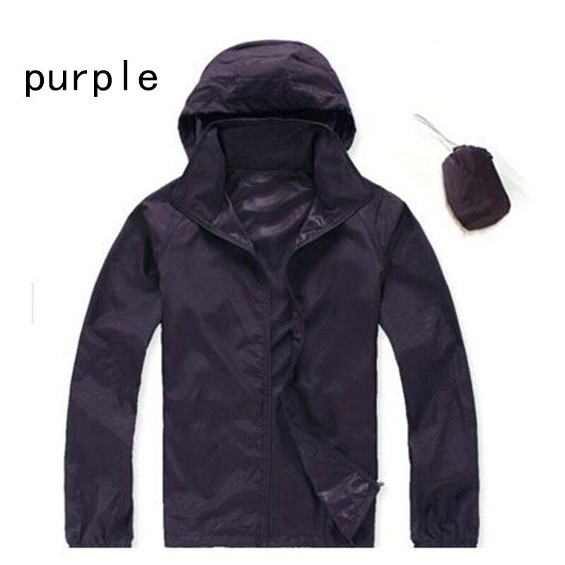 Men Women Quick Dry Fishing Cycling Hiking Jackets  Waterproof Sun-Protective Outdoor Sports Coats Skin Male Female Windbreaker