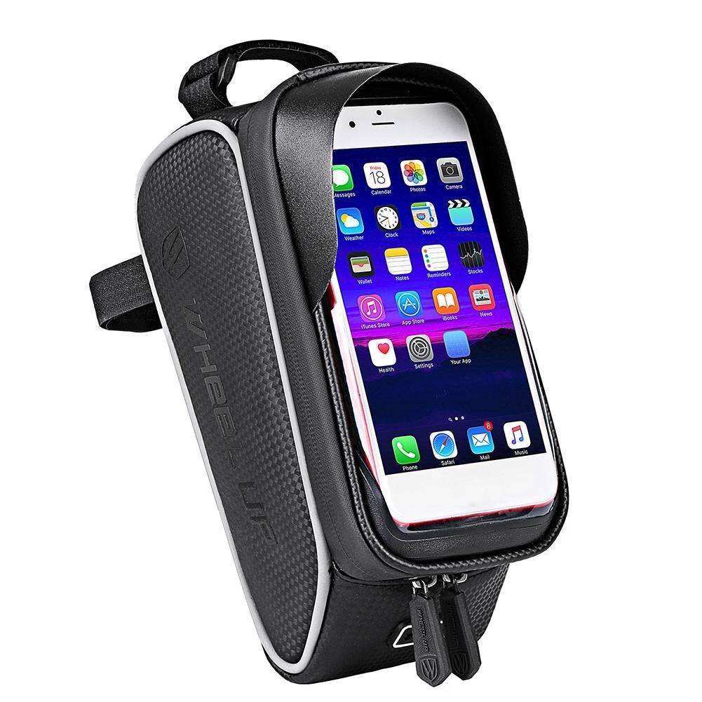 MTB Bicycle Front Bag Waterproof Bike Frame Saddle Phone Case