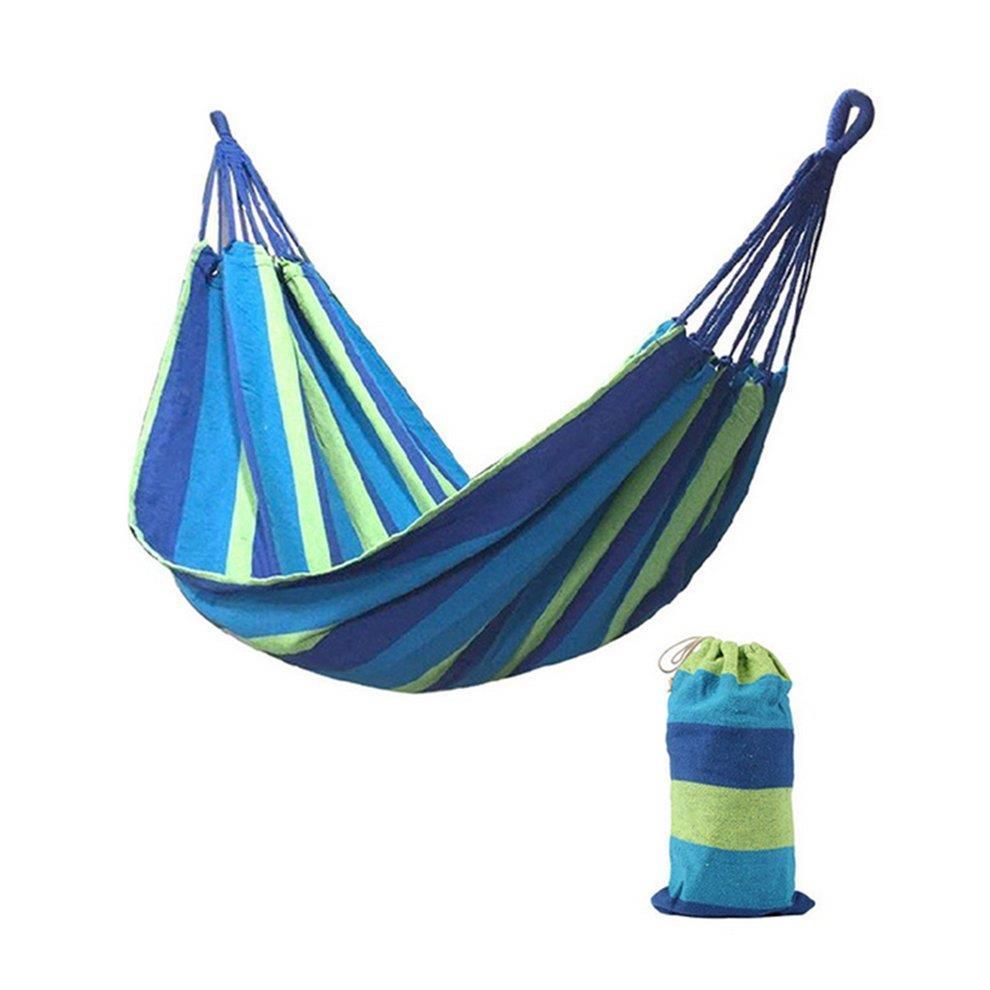 Portable Hammock Camping Survival Two Person Rainbow Hammocks