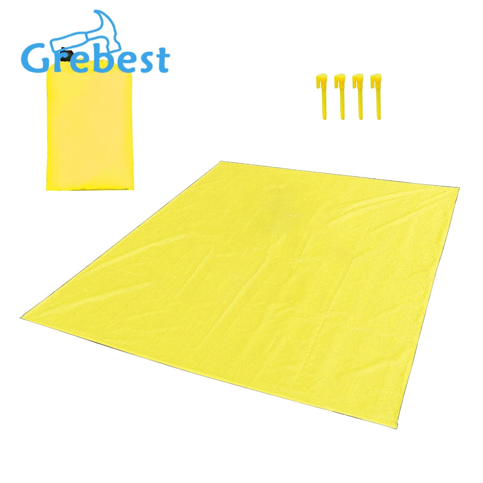 Grebest Grass Mat Ultralight Oversized Portable Pocket Picnic Mat