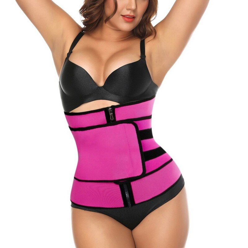 Shaperwear Neoprene Sauna Waist Trainer Corset Sweat Belt for Women Weight Loss Compression Trimmer Workout Fitness