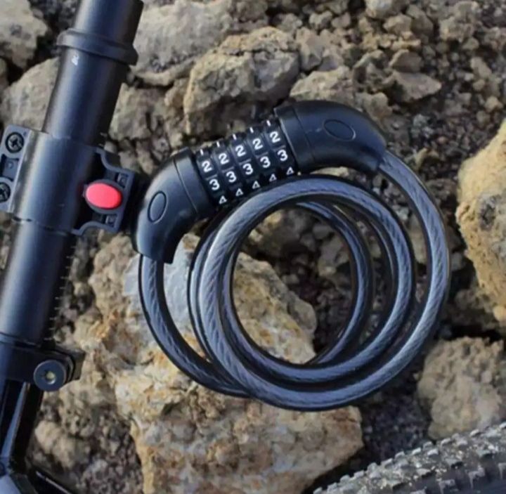 Bicycle 5 Digit Password Lock Tonyone for Black