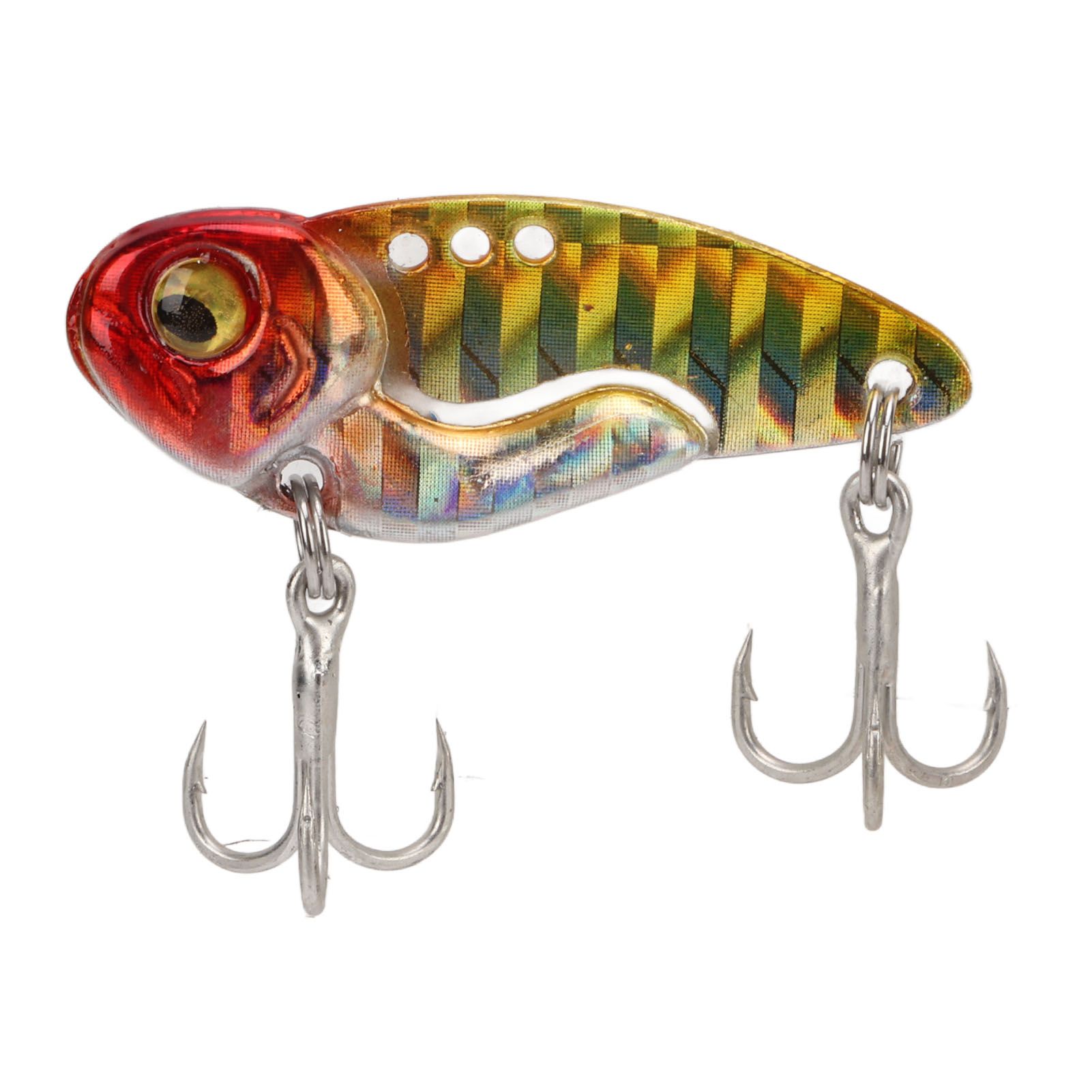 Sala Meng 8g Metal VIB Fishing Lure 3D Lifelike Eyes Artificial Sinking Vibration Fish Baits for Freshwater
