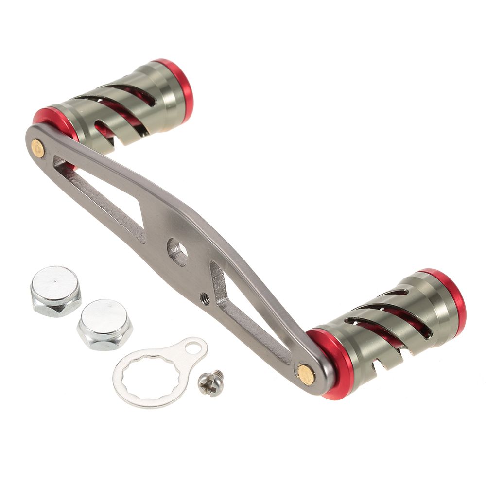 Fishing Tools Strong Aluminum Alloy Fishing Reel Handle Left and Right Handle Interchangeable for Baitcasting Fishing Reel Rocker