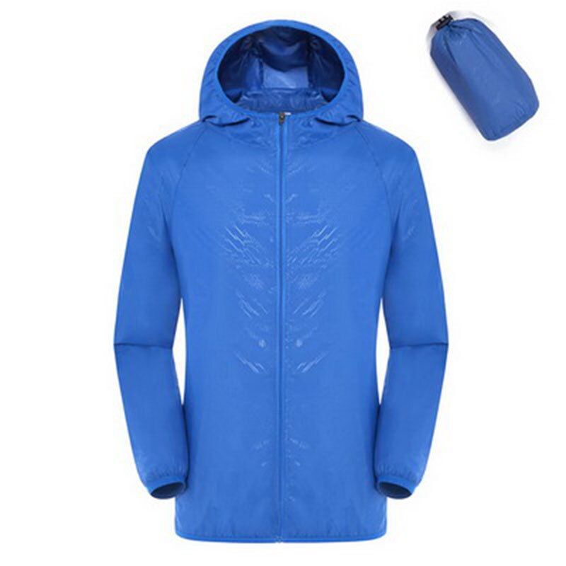 Outdoor Spring-Summer Prevent bask Camping & Hiking jacket windbreaker windproof quick-drying raincoat Women&Men Sports clothes